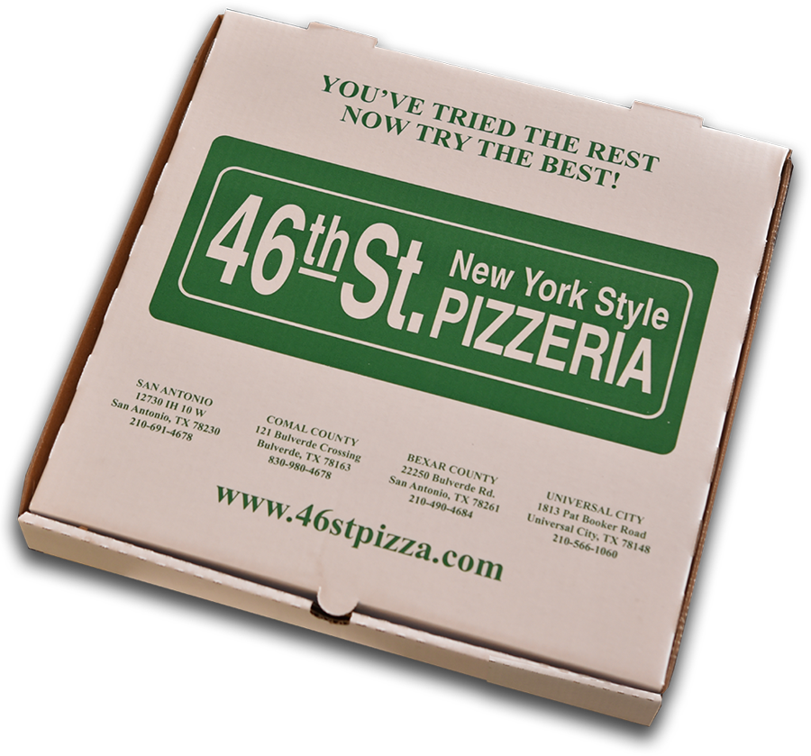 New York Style Pizzeria Box