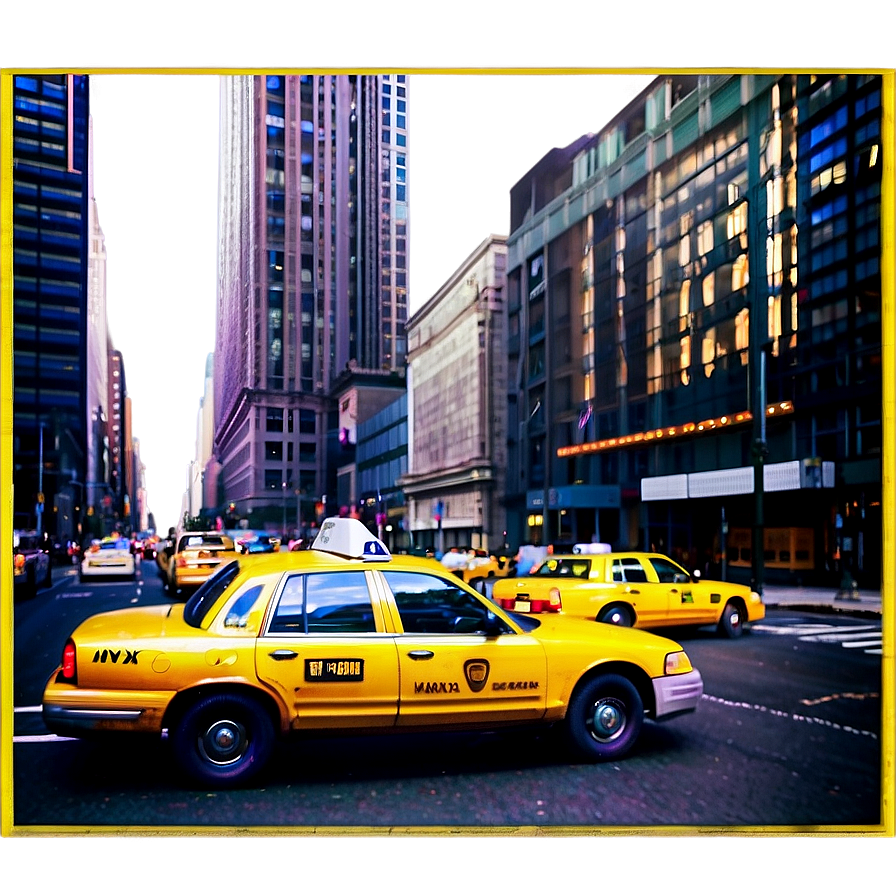 New York Taxi Cab Png 05212024