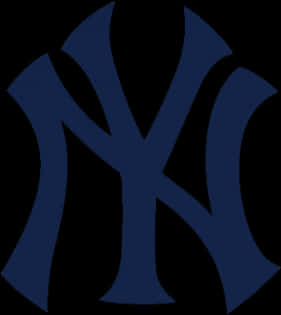 New York Yankees Logo Navy Background