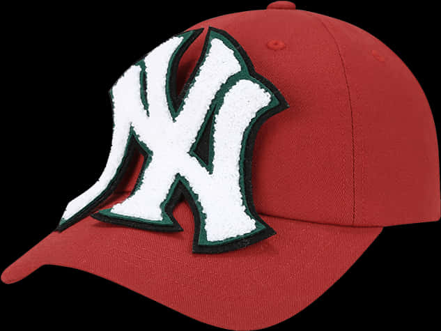 New York Yankees Logo Red Cap