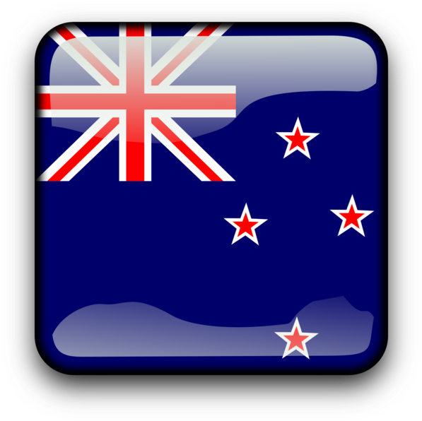 New Zealand Flag Button
