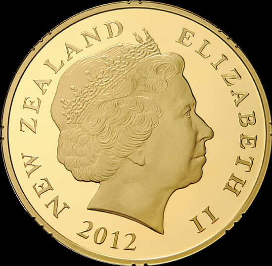 New Zealand2012 Gold Coin Queen Elizabeth I I