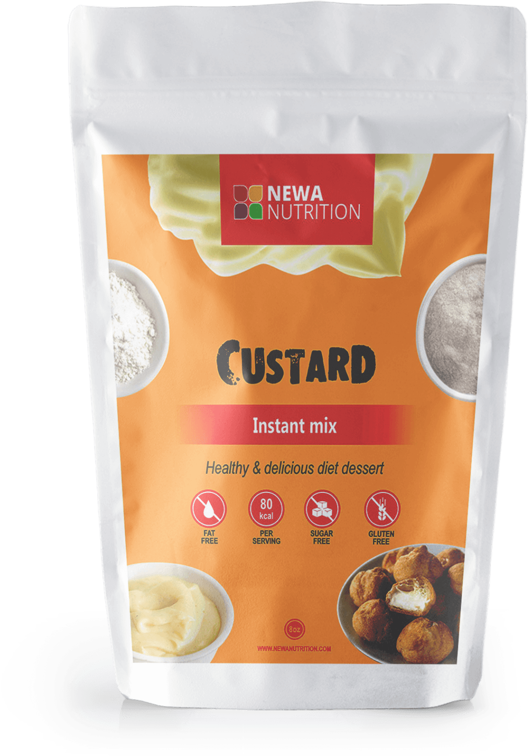 Newa Nutrition Custard Instant Mix Package