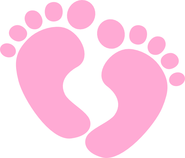 Newborn Baby Footprint Graphic