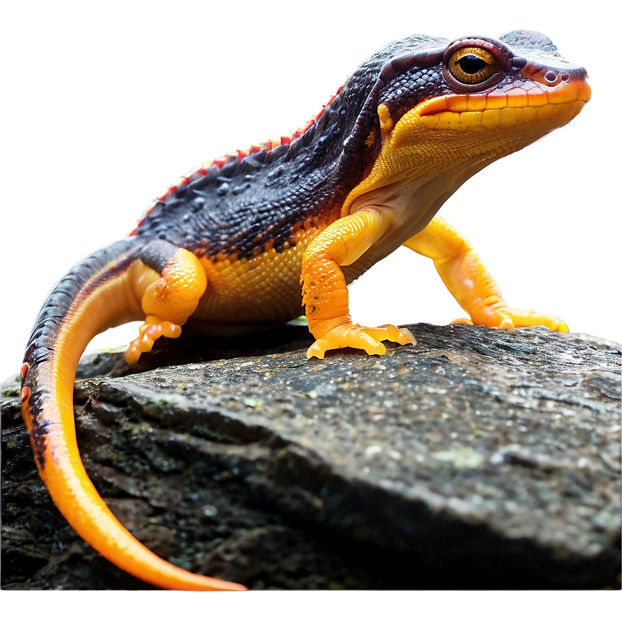 Newt On Rock Png Usp35