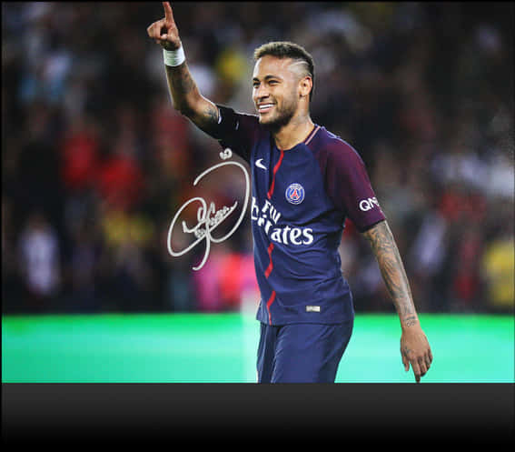 Neymar Celebrating Victory P S G