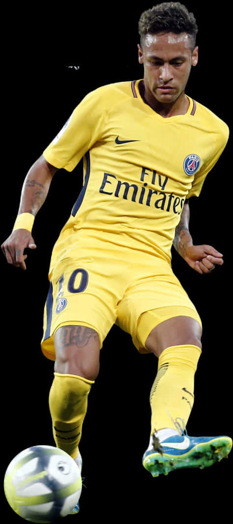 Neymar P S G Action Shot