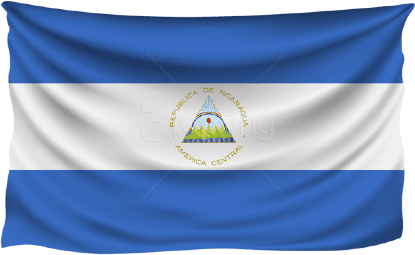 Nicaraguan Flag Waving