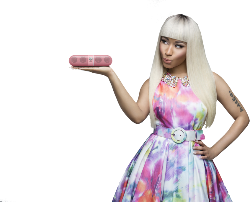 Nicki Minaj Presenting Pink Speaker