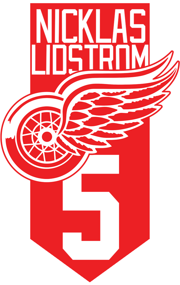 Nicklas Lidstrom Detroit Red Wings Banner