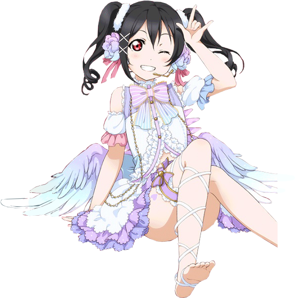 Nico Yazawa Anime Angel Pose