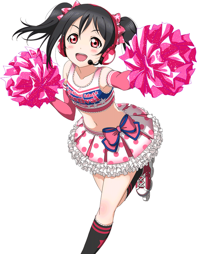 Nico Yazawa Cheerleader Pose