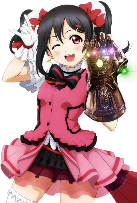 Nico Yazawa With Infinity Gauntlet