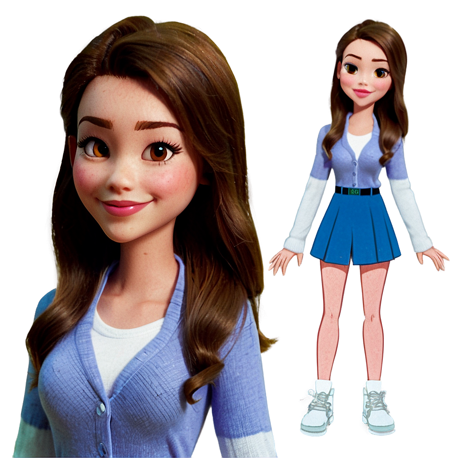 Nicole Watterson Cartoon Figure Png Spr