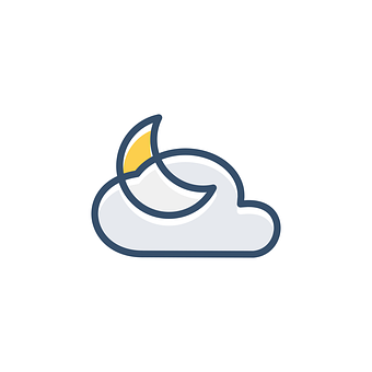 Night Cloud Icon