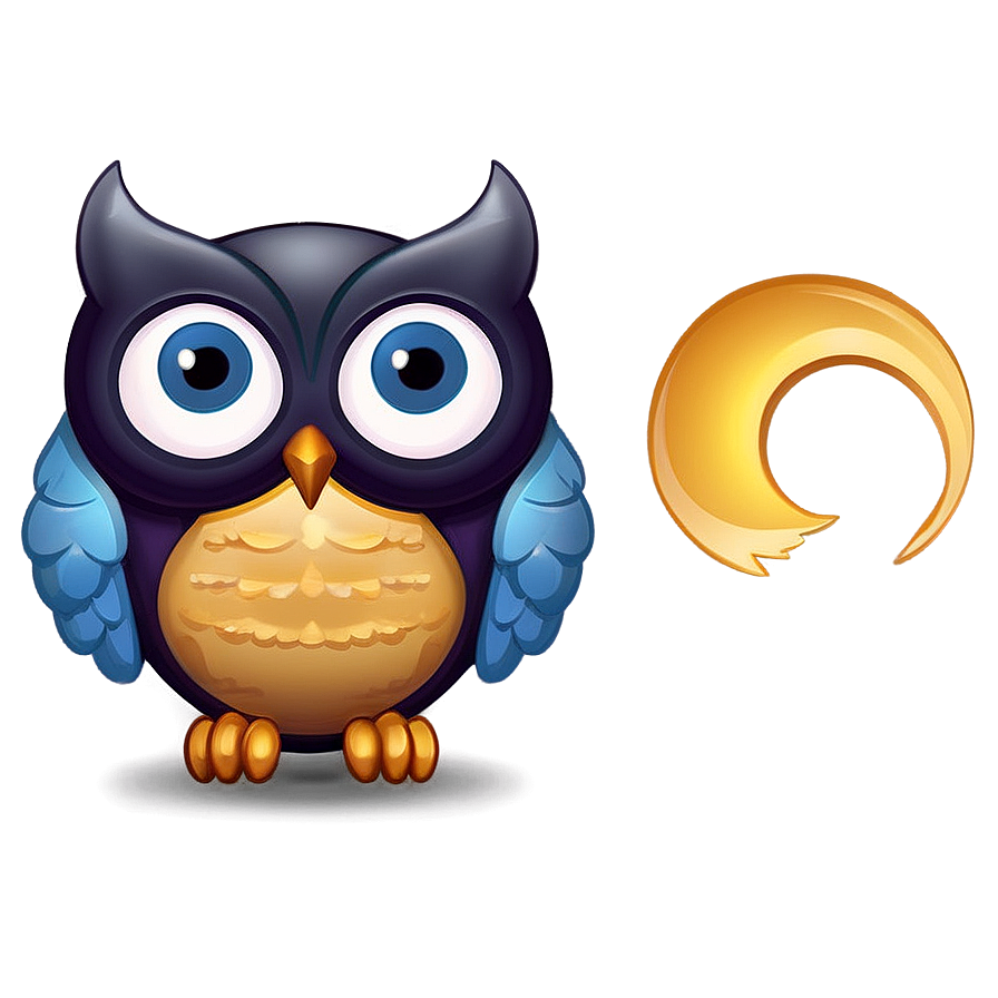 Night Owl Emoji Png Kfe