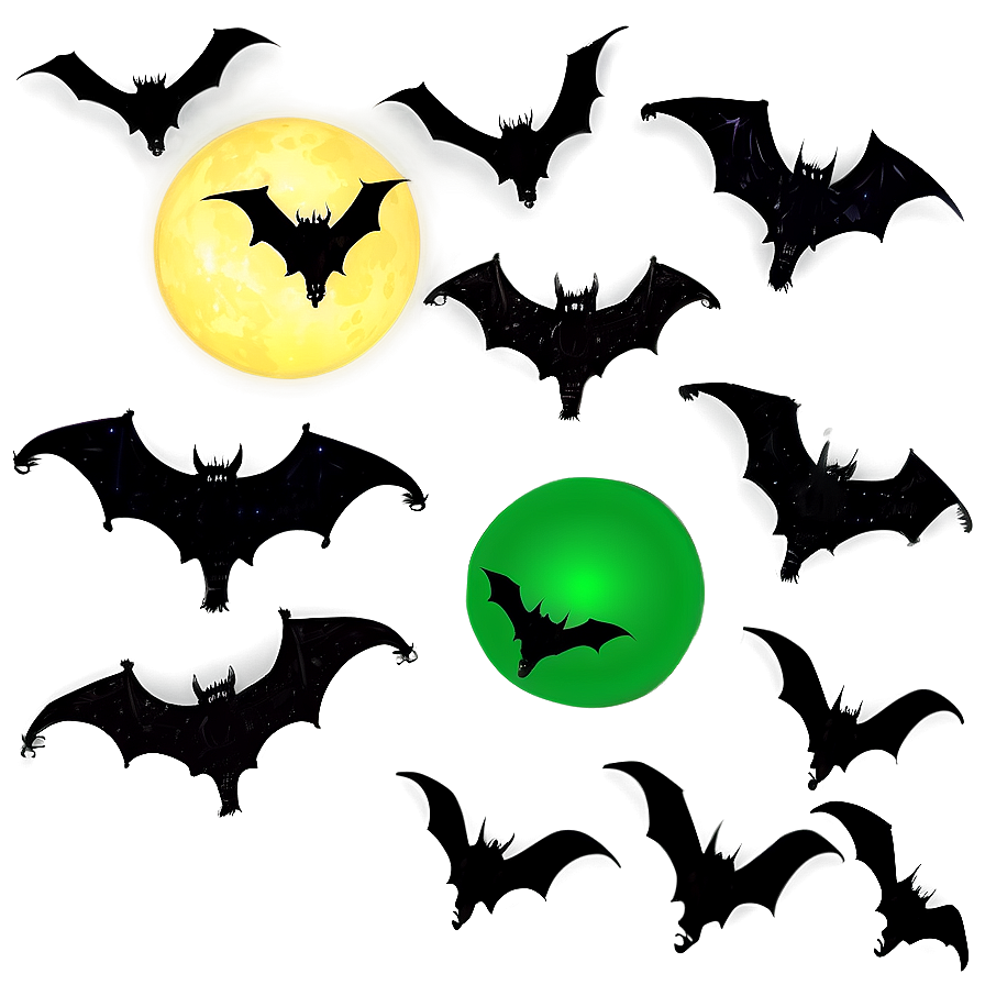 Night Sky Bats Png Tsl