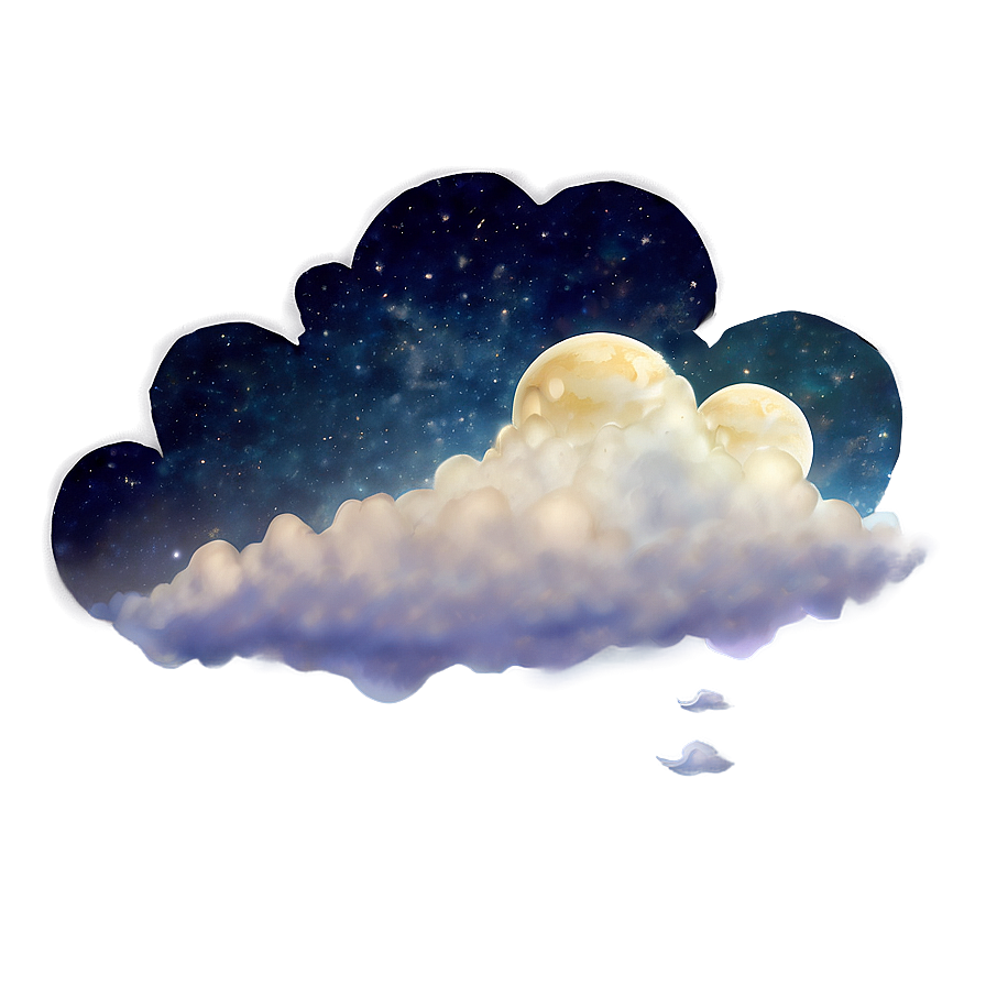 Night Sky Clouds Png Kdn