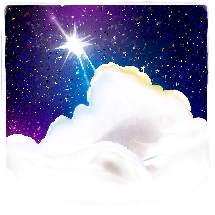 Night Sky Star Sparkle Png 85