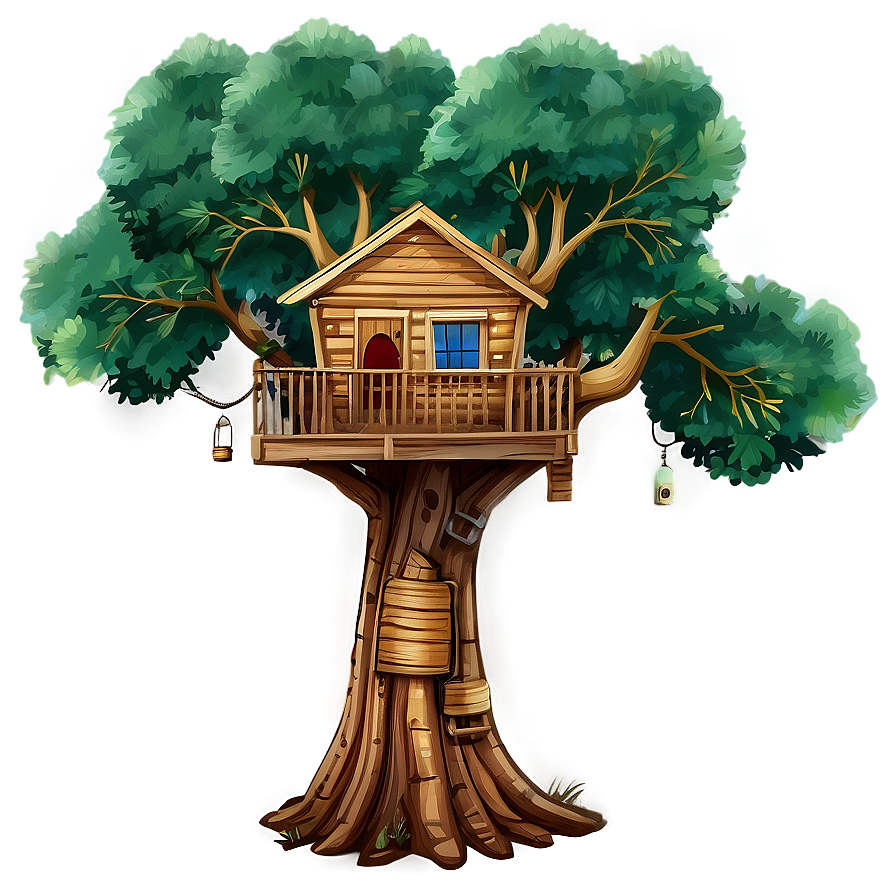 Night Tree House Png 06282024