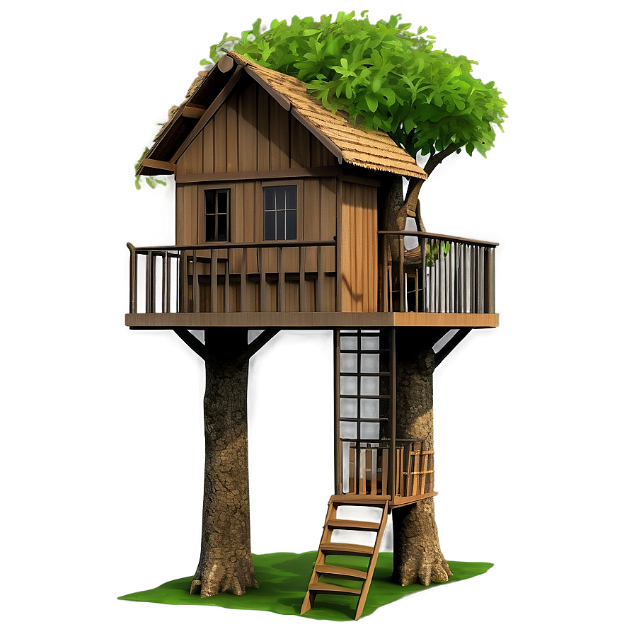 Night Tree House Png 49