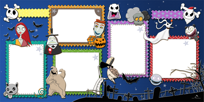 Nightmare Before Christmas Frames Collage