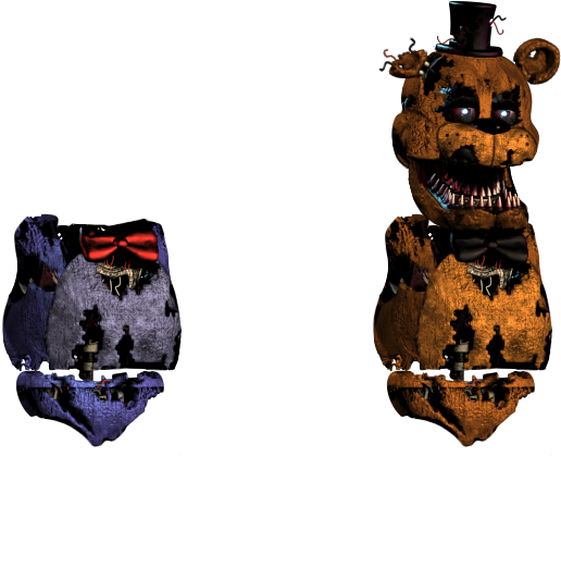 Nightmare Freddy F N A F Character Render