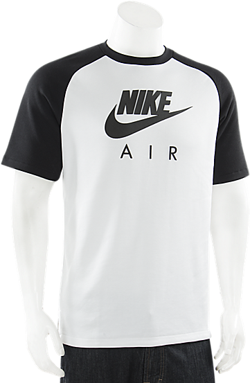 Nike Air Blackand White T Shirt