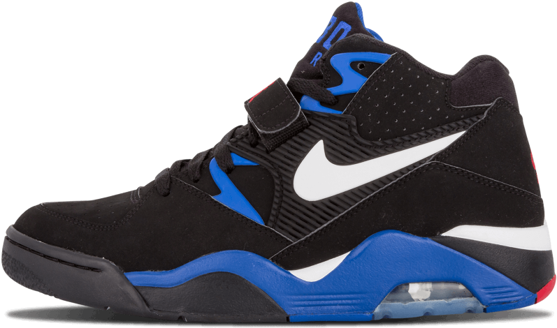 Nike Air Force High Top Blue Black Sneaker