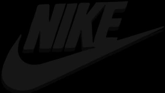 Nike Logo Black Background