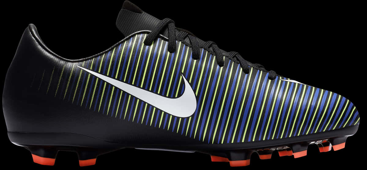 Nike Mercurial Soccer Cleat Black Multicolor