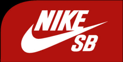 Nike S B Logo Red Background