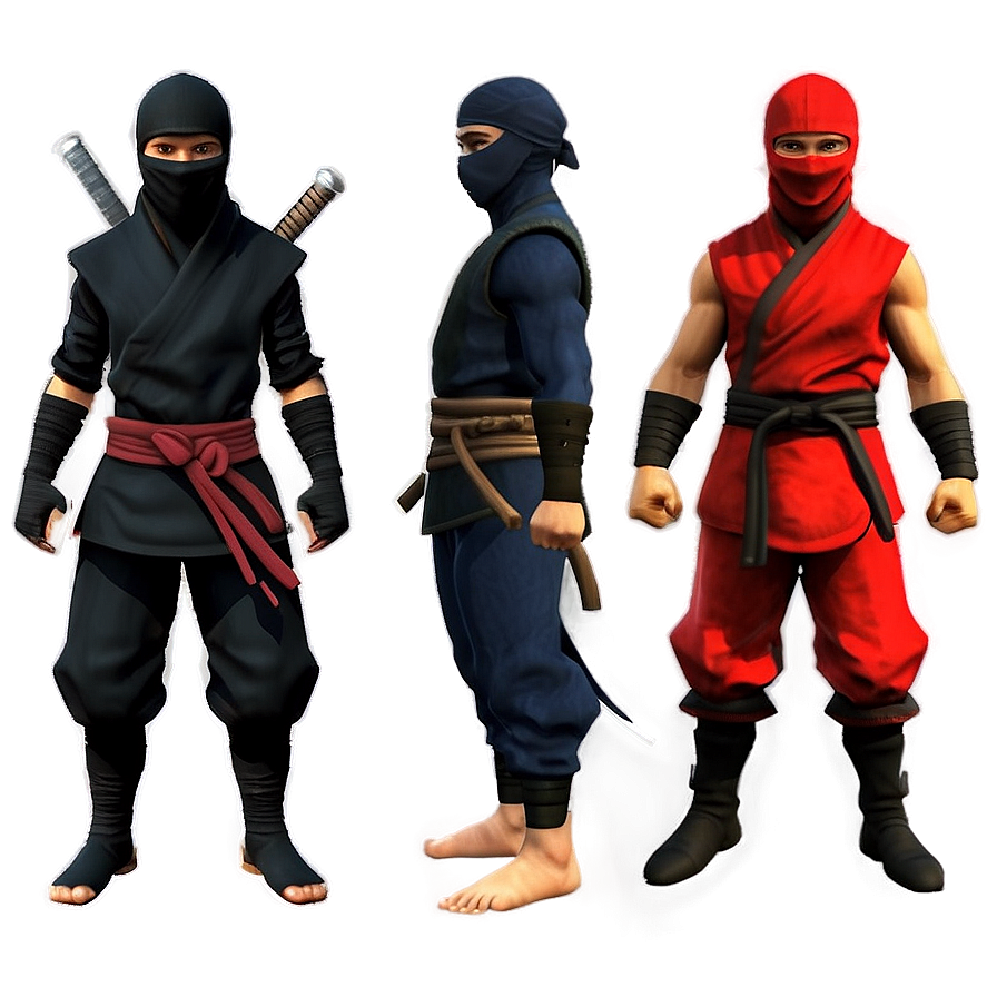 Ninja Characters Png 06122024