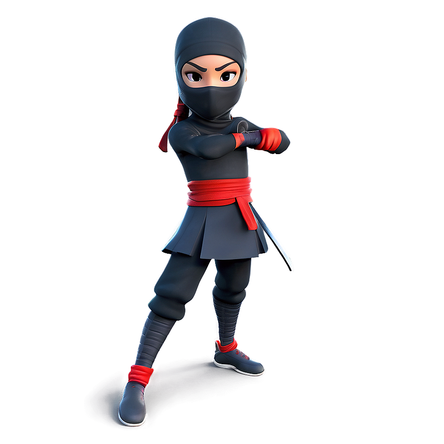 Ninja Girl Character Png Gdt