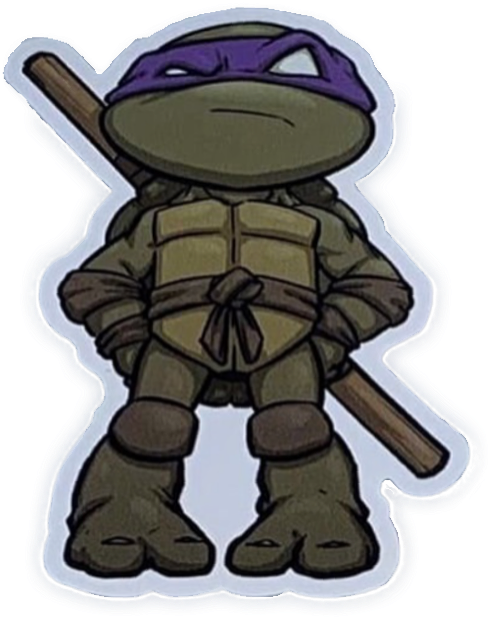 Ninja Turtle Cartoon Sticker