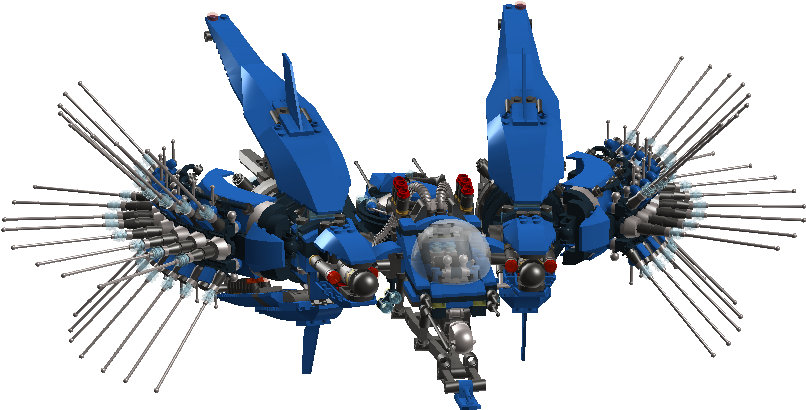 Ninjago Blue Dragon Mech Model