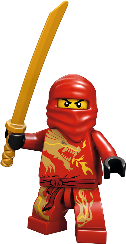 Ninjago Red Ninjawith Golden Sword