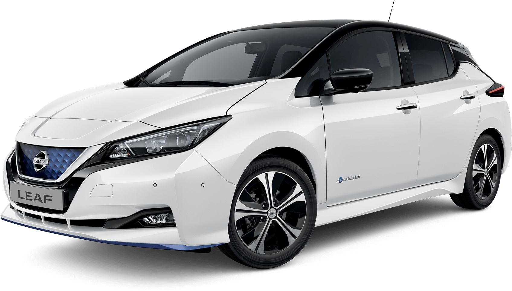 Nissan Leaf Electric Car Profile View