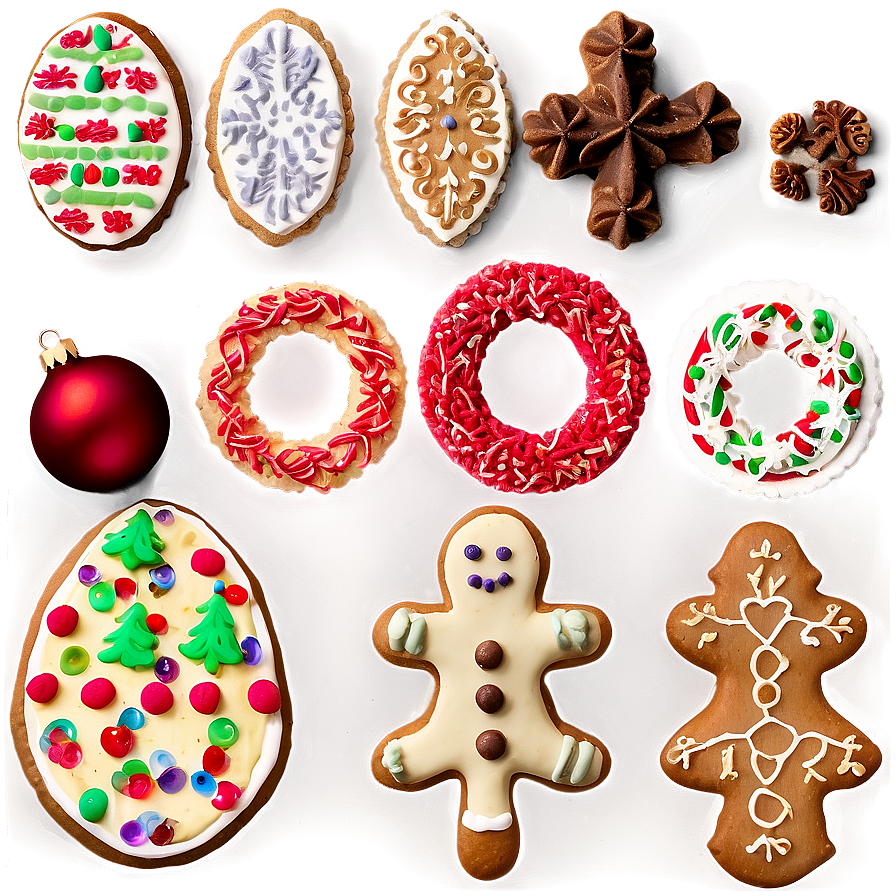 No-bake Christmas Cookie Options Png Nao21