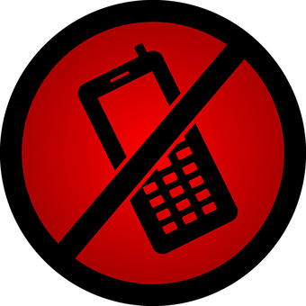 No Cell Phone Sign