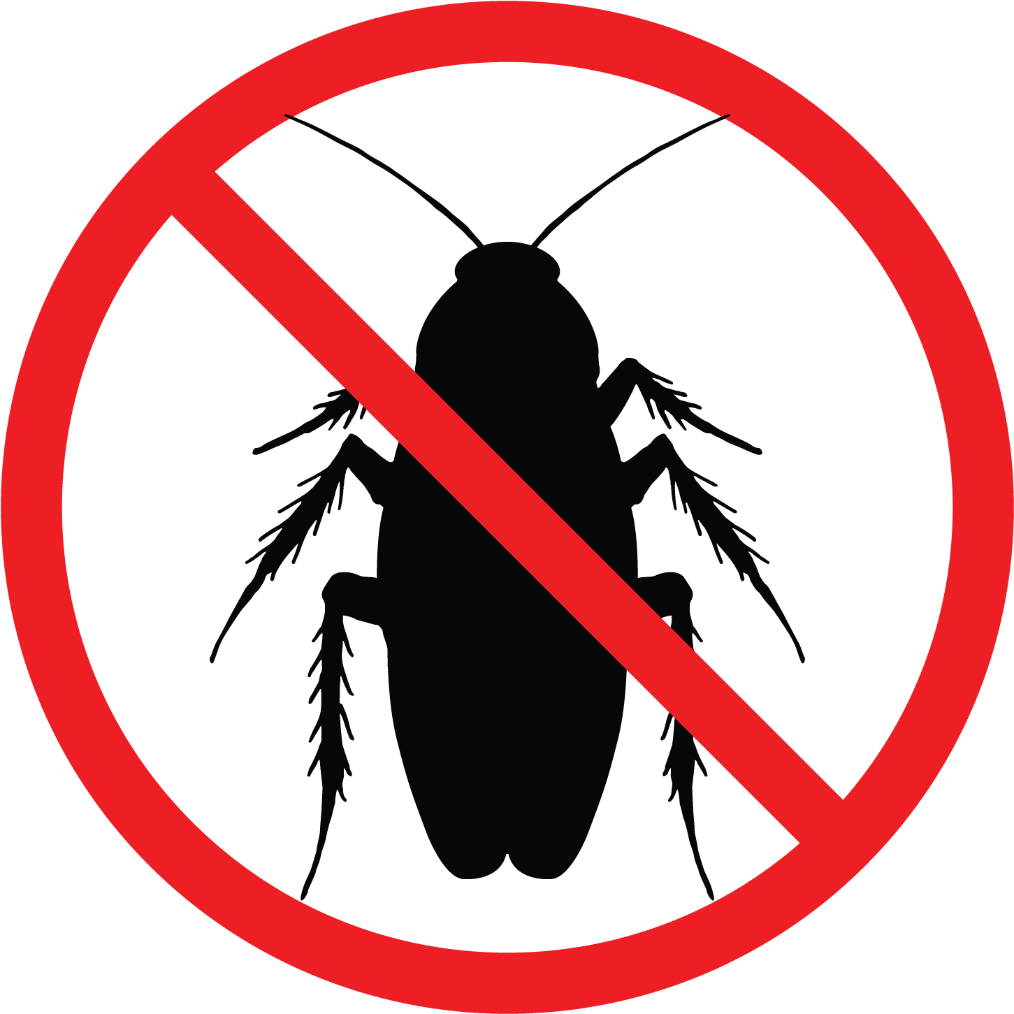 No Cockroach Sign