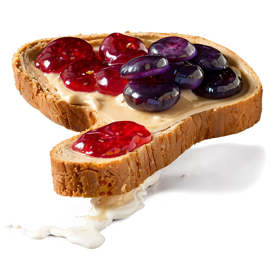 No-crust Peanut Butter And Jelly Png 72