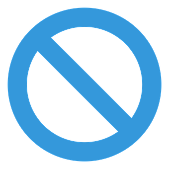 No Entry Sign Icon