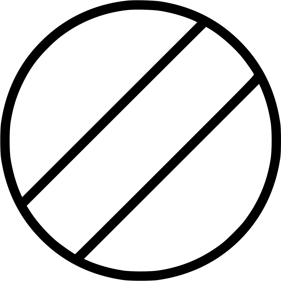 No Entry Sign Symbol