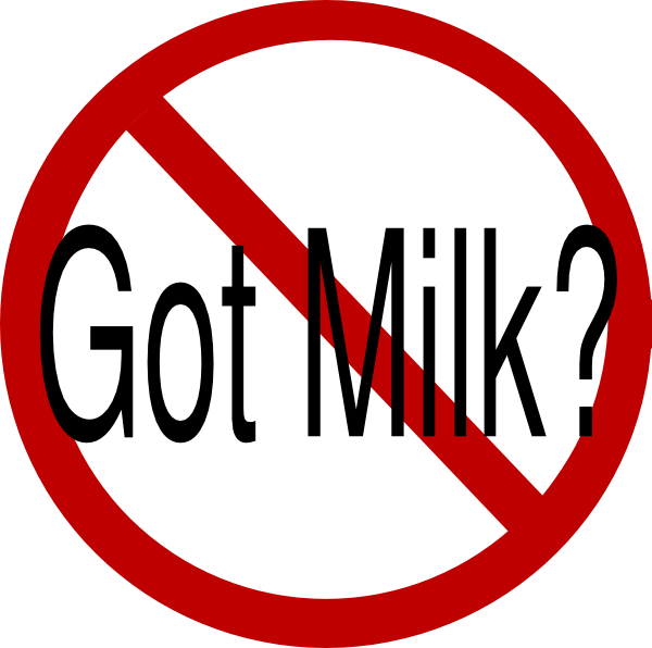 No Milk Sign Parody
