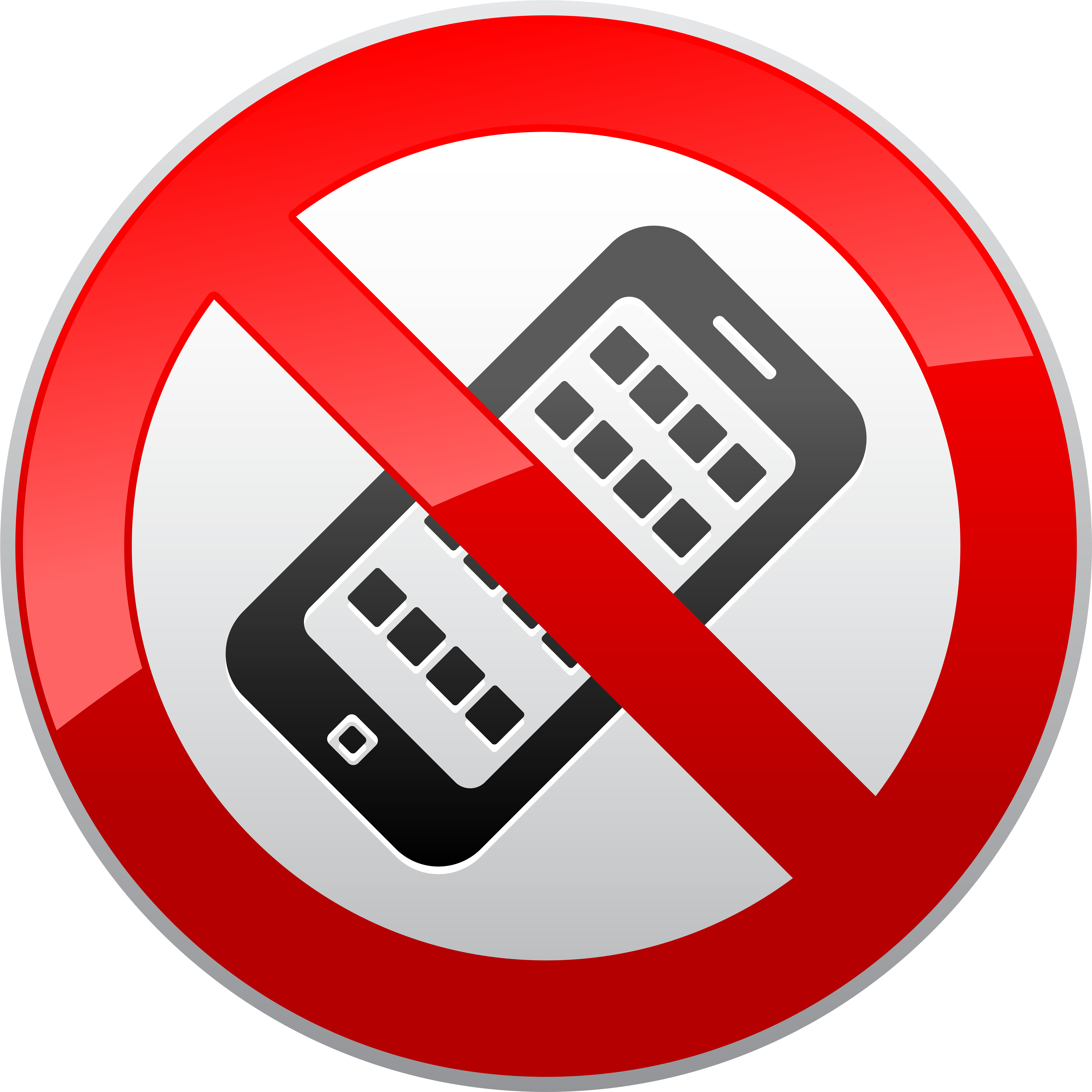 No Mobile Phones Sign Clipart