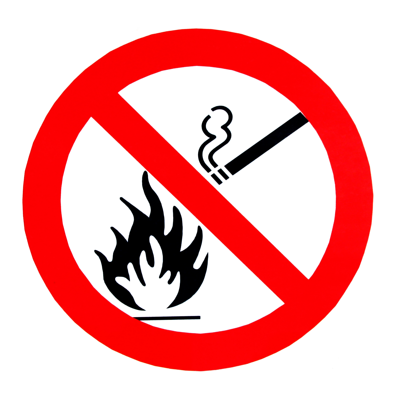 No Smoking And Open Flame Sign