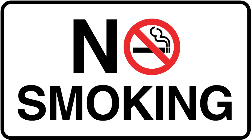 No Smoking Sign Graphic