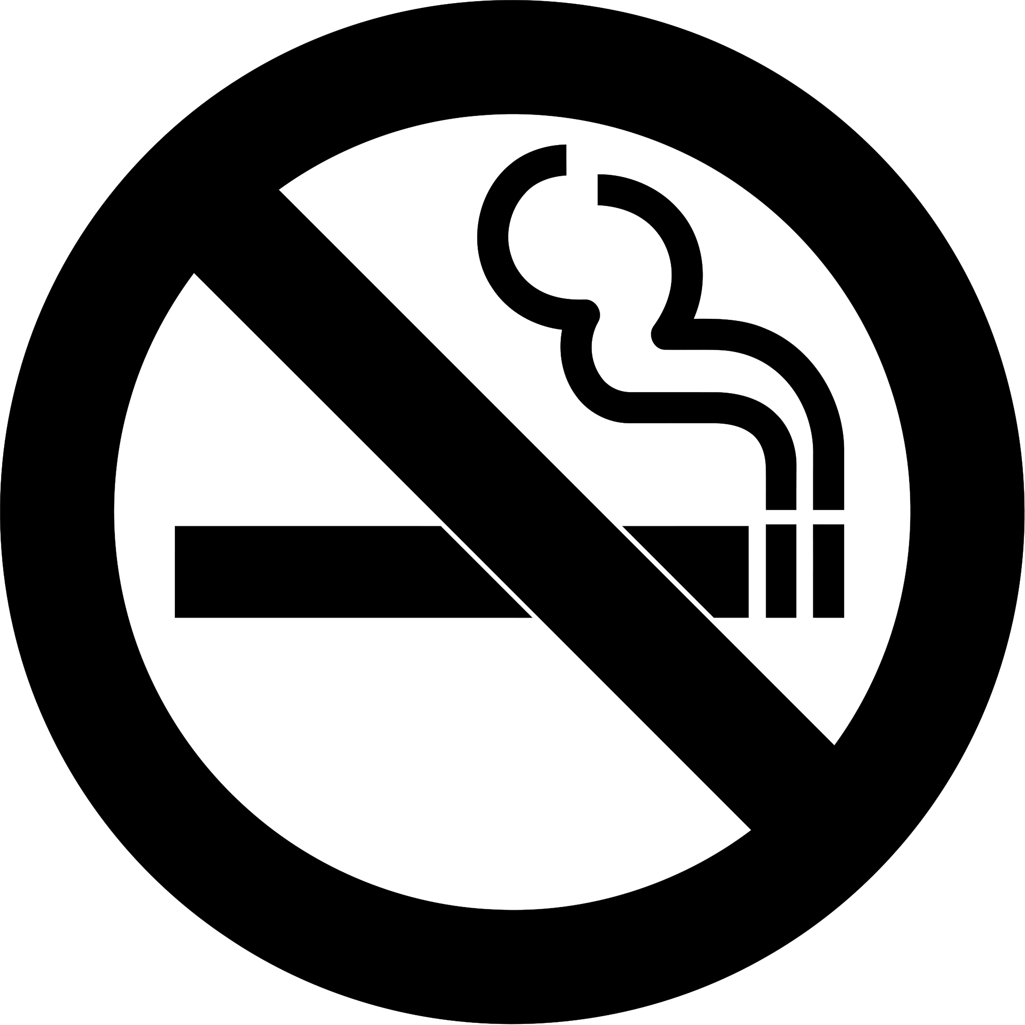 No Smoking Sign Graphic