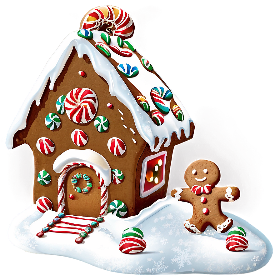 Noel Gingerbread House Png 62